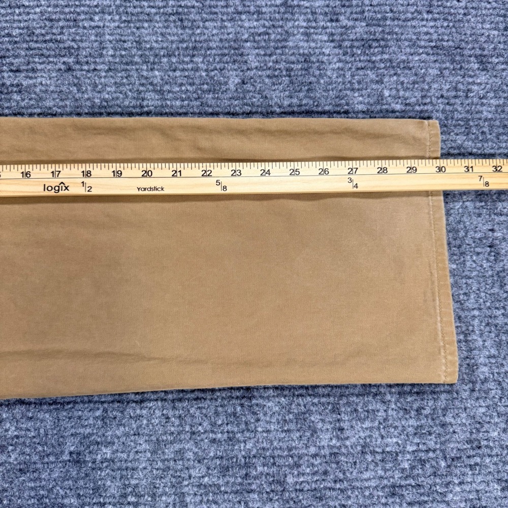 Polo Ralph Lauren Mens Tan Khaki Authentic Dungarees Straight Leg Pants 38x30 - Picture 6 of 11